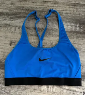 Nike Blue Sports Bra thumbnail 1