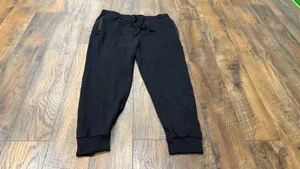 Aeropostale Men's Jogger Sweatpants Black Pants Size Large thumbnail 2