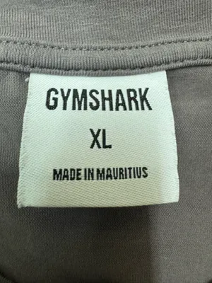 Gymshark Gray Short Sleeve Athletic Crop Top Size X-Large thumbnail 3