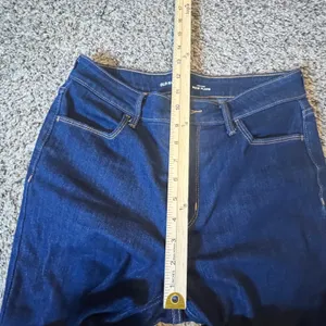 Old‎ Navy Womens High Rise Wow Flare Jeans Dark Wash Indigo Blue Size 6 Denim thumbnail 5