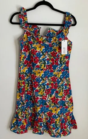 Molly Bracken‎ Woven Summer Dress NWT size small thumbnail 1