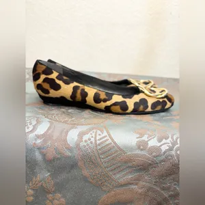 Stuart Weitzman Oh My Leopard Print Ballet Flat Size 5 thumbnail 7