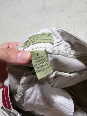 American Eagle y2k mini micro shorts tan khaki 6 thumbnail 6