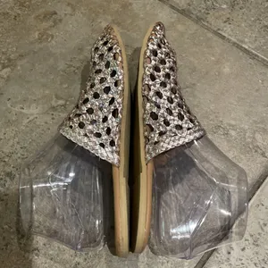 Coconuts By Matisse Island Gold Woven Leather Every Sandal Mule Shoe Womens 6M thumbnail 6