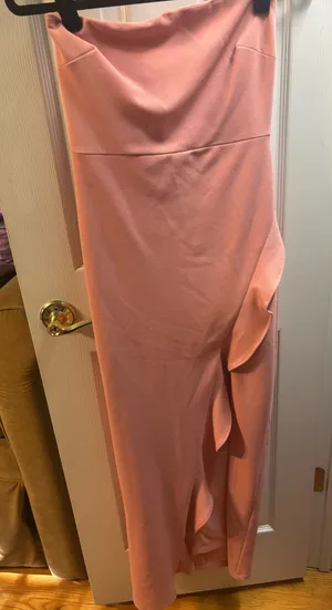 Lulus Rose Ruffle Maxi Dress  thumbnail 1