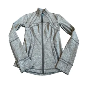 Lululemon Define Jacket Heather Gray Athletic Athleisure Yoga Running Activewear thumbnail 1