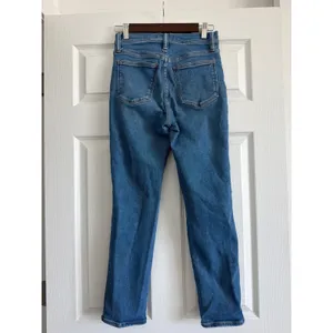 Madewell Stovepipe High Rise Straight Leg Jeans Seaside Wash Blue Size 25 NF121 thumbnail 3