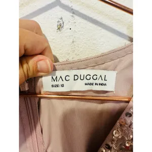 MAC DUGGAL 93681 Vintage Lilac Pink Sequined Butterfly High Low Gown Dress sz 10 thumbnail 7