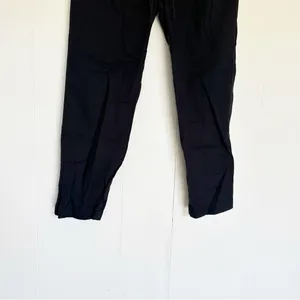 GAP Easy Pant Cotton Blend Drawstring Lightweight Black XS thumbnail 4