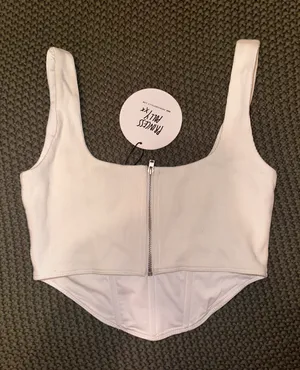 Princess Polly Kaeshia Ribbed Bustier Top thumbnail 4