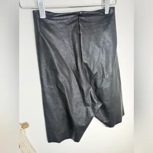 Commando Faux Leather Bike Shorts Black Women’s Small NWT High Rise Biker thumbnail 6