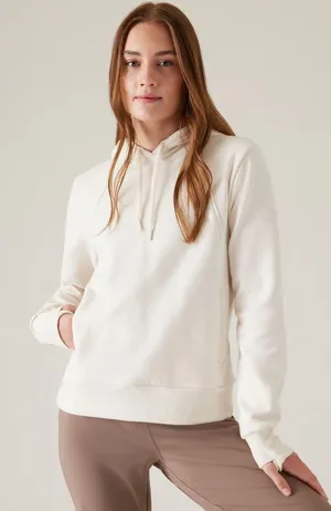 Retroplush Revive Hoodie Sweatshirt in Magnolia White Size M thumbnail 1