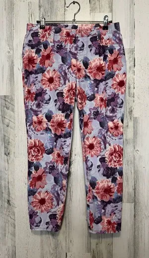 Faded Glory Floral pants  thumbnail 1