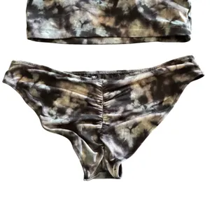 PINK Victoria's Secret 3 Piece Gym to Swim Set L XL Cloud‎ Tie Dye Summer Beach thumbnail 4