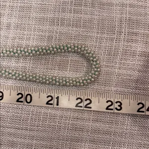 Vintage Faux Pearl Long Beaded Necklace thumbnail 4