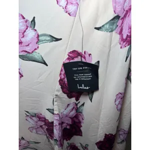 Lulus NWT French Countryside‎ Floral Wrap Dress XL Blush High-Low $79 thumbnail 6