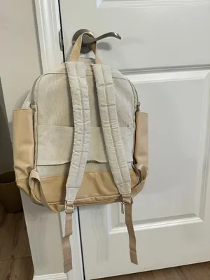 BEIS The Backpack in Beige thumbnail 6