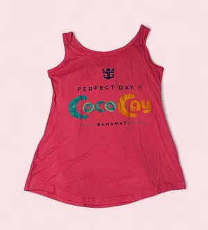Perfect Day Coco Cay Pink Graphic Tank Top thumbnail 1