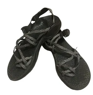 Chaco Black‎ Gray Sport Sandal Women's sz 10 thumbnail 1