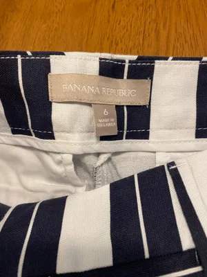 Banana Republic Striped Shorts Size 6 thumbnail 3