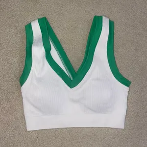 Aerie Offline by Main Squeeze Seamless Plunge Sports Bra thumbnail 1