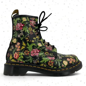 Dr. Martens 1460 Floral Bloom Venus Flytrap Butterfly Print Leather Boots Size 6 thumbnail 4