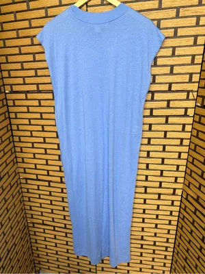 Free people beach blue midi dress size small thumbnail 2