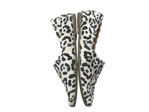 Lucky Brand Cloeey Leopard Print Suede Scalloped Loafer Shoes Women’s Size 8 thumbnail 6