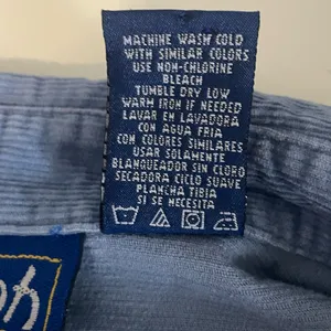 Vtg 90s Disney Winnie The Pooh Eeyore Blue Corduroy Button Up Shirt "Honey" thumbnail 9