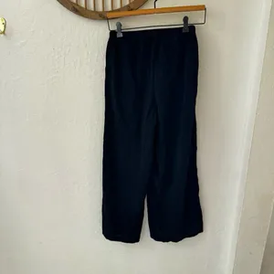 Ally. Fashion Black Cotton Wide Leg Drawstring Pull On Pant AU Size 6 thumbnail 6