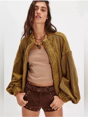 Free People Cute in the cardi thumbnail 1