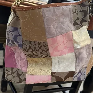 Coach Multicolor Patchwork Shoulder Bag thumbnail 1