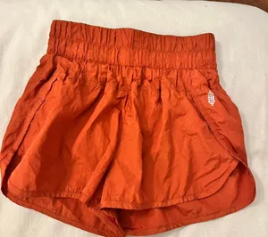 Free People movement ‘The Way Home’ copper high waisted copper shorts thumbnail 1
