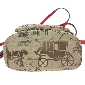 COACH Leah Horse Carriage Print Canvas and Leather Shoulder Bag - $274. - #14855 thumbnail 4