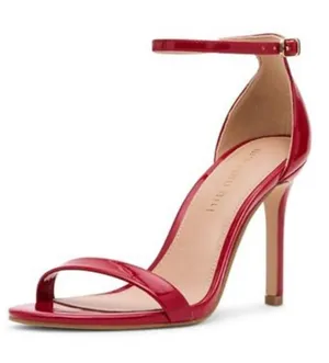 Madden Girl Women's Brazen Heeled Sandal, Red Patent, 8.5 thumbnail 1