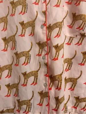 BOUFFANTS & BROKEN HEARTS Short-Sleeve Pajama Top thumbnail 3