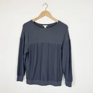 Eberjey - Cozy Time Combo Sweatshirt in Gunmetal Grey thumbnail 4