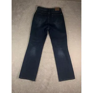 judy blue straight leg jeans button fly jeans 11/30 high rise dark wash thumbnail 7