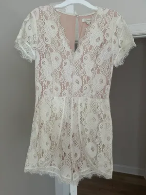 Francesca's Lace Romper thumbnail 1