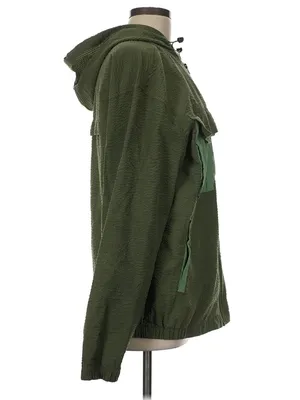 Free Assembly Olive Green Hooded Utility Jacket thumbnail 3
