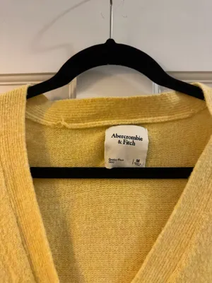 Yellow Abercrombie Cardigan thumbnail 2