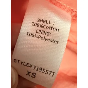 Pomander Place Coral Peplum Babydoll Top Balloon Sleeve Cotton XS‎ Tuckernuck thumbnail 7