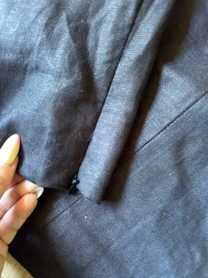 Reformation Black Linen-Blend Boatneck Tank thumbnail 5