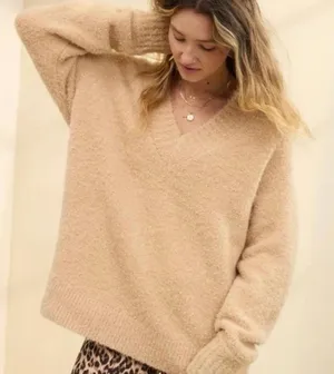 Aerie teddy sweater  thumbnail 1