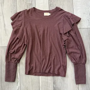 Nation LTD Reva Tee lightweight neutral minimalistic Pima cotton size large thumbnail 6