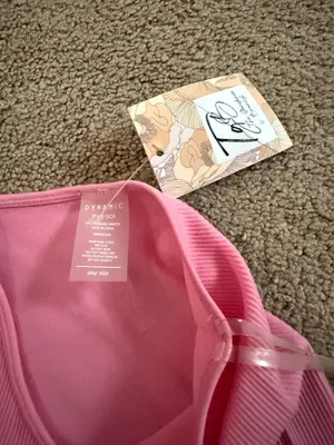 Pink Boutique Top Cropped tee with cutout Size XS thumbnail 4