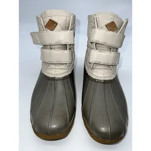 Sperry Beige Upper/Putty Rubber Women's Saltwater Jetty Duck Boots Size 9 thumbnail 3