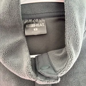 Green Button Up Quarterzip Fleece  thumbnail 4