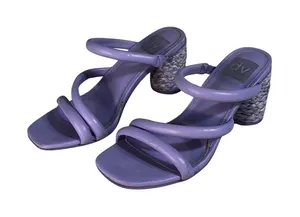 DV by Dolce Vita Myla Block Heel Lavender Strappy Heels Size 6 thumbnail 1