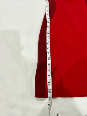 Solid & Striped The Marissa Colorblock Mini Dress Red Burgundy (Size S)⁠ thumbnail 10
